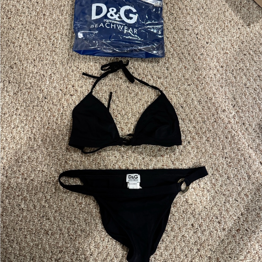 D&G Black Bikini Set